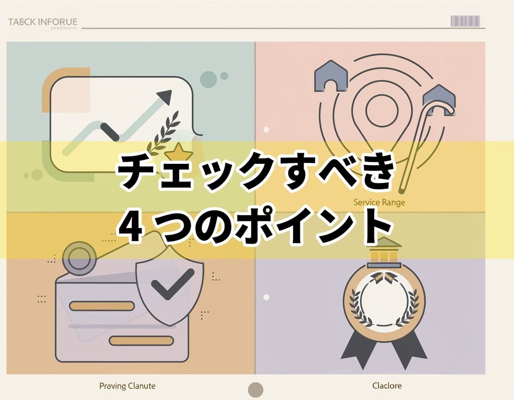 身元保証サービスの選び方4つのポイント図解